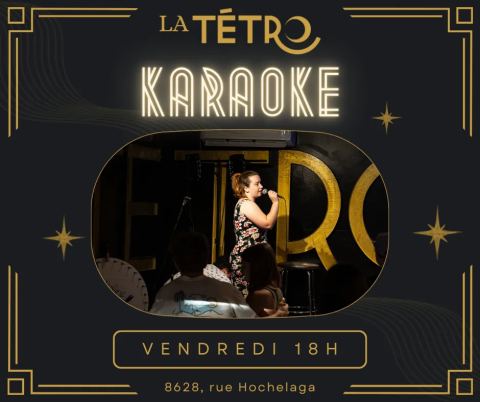 Poster: Vendredi karaoké