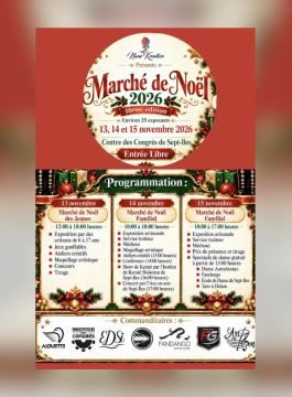 Affiche : Marché de Noël 2026, 10ème édition