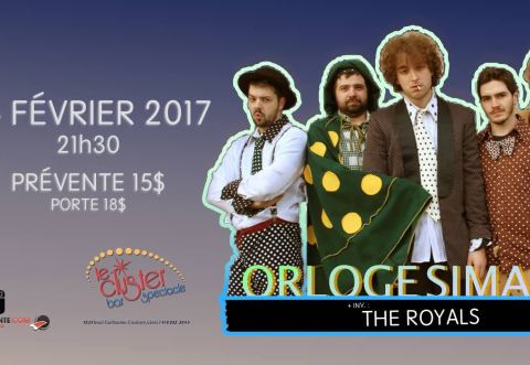 Poster: Orloge Simard + The Royals à LÉVIS