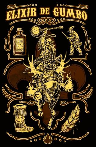 Poster: Élixir de Gumbo @Pub Borgia, Qc
