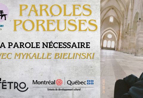 Poster: Paroles poreuses: Mykalle Bielinski et la parole nécessaire