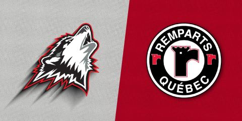 Poster: Les Huskies de Rouyn-Noranda c. Les Remparts de Québec