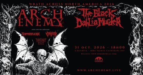 Affiche : Arch Enemy & The Black Dahlia Murder