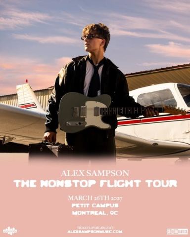 Poster: Alex Sampson - The Nonstop Flight Tour