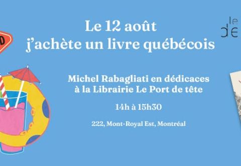 Poster: Douzou : Michel Rabagliati au Port de tête, Librairie Le port de tête, Wednesday, August 12