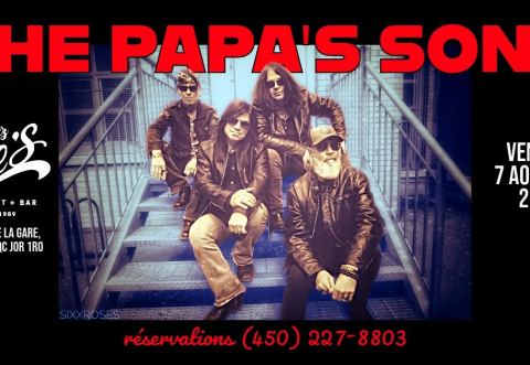 Poster: THE PAPA'S SONS @ MOE'S SAINT-SAUVEUR