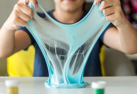 Poster: Squishy et slime, Bibliothèque municipale Bernard-Patenaude, Saturday, September 19