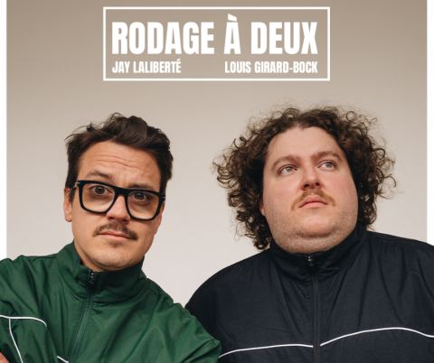 Poster: Jay Laliberté et Louis Girard-Bock, Cabaret Cogeco, Thursday, March 25