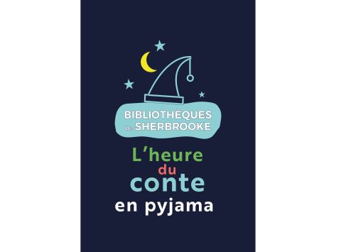 Poster: L'heure du conte en pyjama - Bibliothèque Saint-Élie
