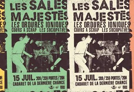 Poster: Les Sales Majestés à Rouyn-Noranda