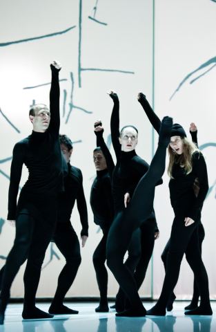 Poster: Henri-Michaux : Mouvements + Solos et duos choisis par Marie Chouinard