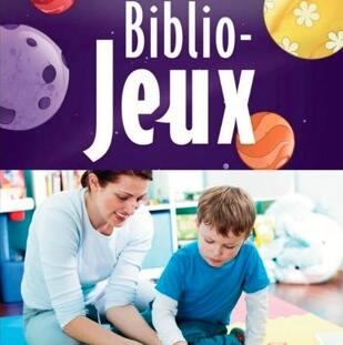 Poster: Biblio-Jeux pour les enfants de 6 mois à 6 ans