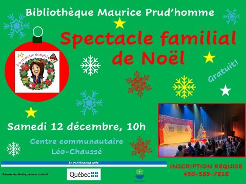 Poster: SPECTACLE DE NOËL AVEC LA CHEFFE D’ORCHESTRE MARIA CANNELLONI