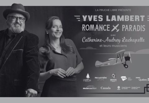 Poster: Yves Lambert - Romance Paradis | Québec, La Chapelle spectacles, Saturday, February 19
