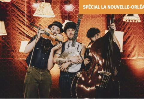 Poster: Swing Sherbrooke au FTMS - Bosko Baker’s Do Makers, Festival des traditions du monde de Sherbrooke, Sunday, August 16
