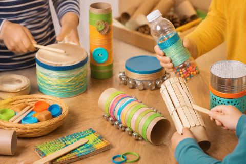 Poster: Atelier « Brico-musique : percussion »