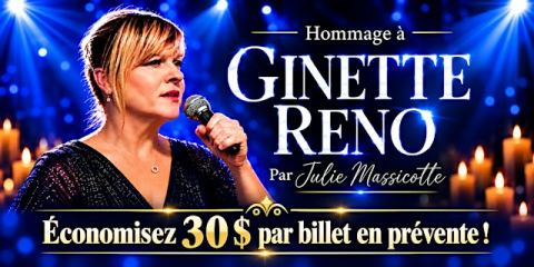 Poster: Hommage à Ginette Reno, Cathédrale de l'Immaculée-Conception, Thursday, November 5