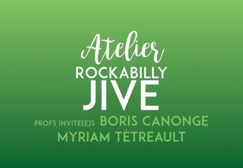 Poster: Atelier Rythm'n Blues avec Boris Canonge & Myriam Tétreault