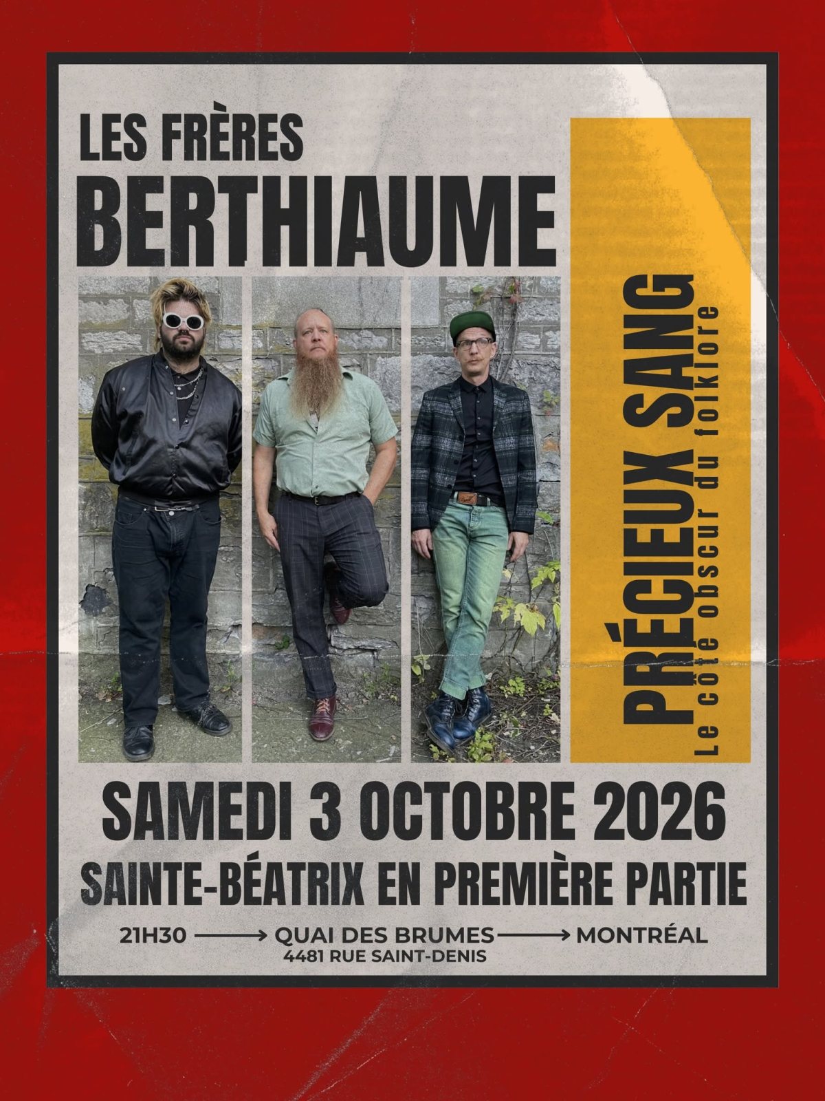 Les Frères Berthiaume + SAINTE-BÉATRIX