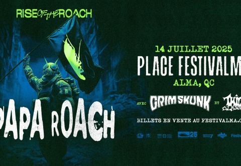 Poster: Papa Roach I Place Festivalma, Place Festivalma, Monday, July 14