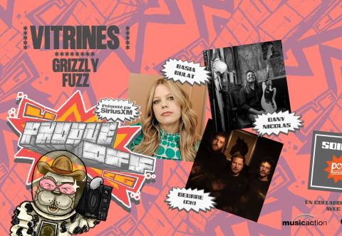 Poster: Soirée POP MTL // Basia Bulat + Dany Nicolas + Beurre // Le Phoque OFF, Grizzly Fuzz, Monday, February 16