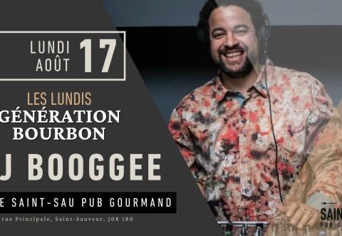 Poster: LES LUNDIS GÉNÉRATION BOURBON - DJ BOOGGEE
