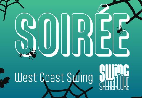 Poster: Soirée 100% West Coast Swing Spécial Halloween, Swing Sherbrooke, Friday, October 30