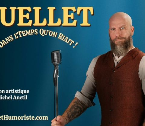 Poster: Ouellet — Dans l'temps qu'on riait, Le Club Dix30, Wednesday, March 17