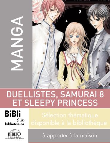 Poster: Sélection thématique – Manga : Duellistes, Samurai8 et Sleepy Princess