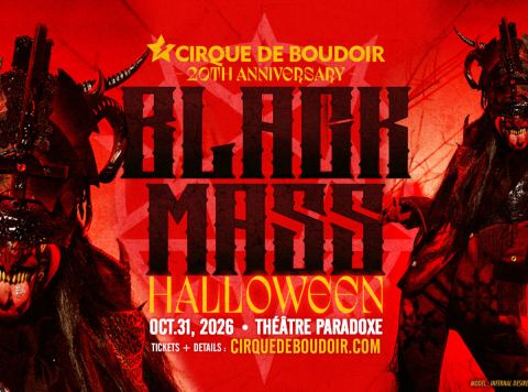 Poster: Cirque De Boudoir : 20th Anniversary : BLACK MASS HALLOWEEN