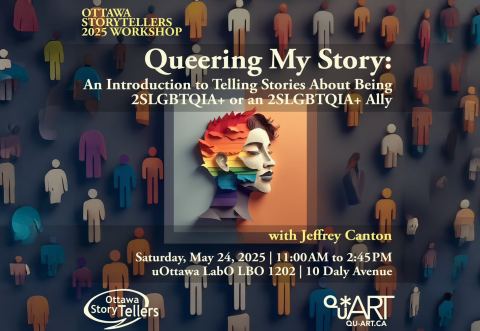 Poster: Queering My Story: An Introduction to Telling Stories About Being 2SLGBTQLA+ or an 2SLGBTQIA+ Ally