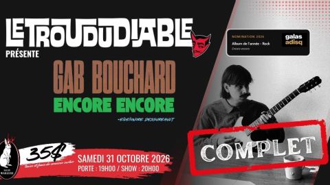 Poster: Gab Bouchard + Éléonore Dessureault