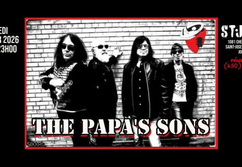 Poster: THE PAPA'S SONS @ Pub Resto & Grill St-JosF