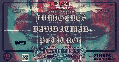Poster: Fumigènes / David Atman / Petit Roi