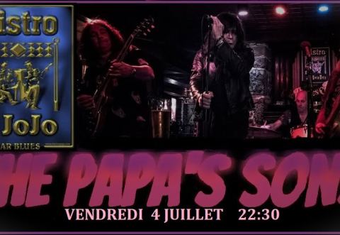 Poster: THE PAPA'S SONS AU BISTRO A JOJO