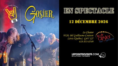 Poster: GOSIER @ Cluster (72e)
