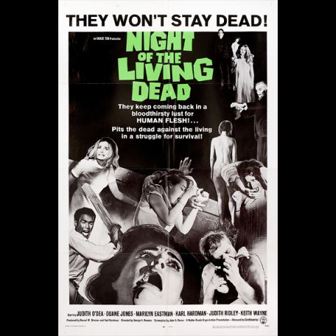 Poster: NIGHT OF THE LIVING DEAD — Un film de George A. Romero
