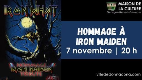 Poster: Spectacle hommage à Iron Maiden