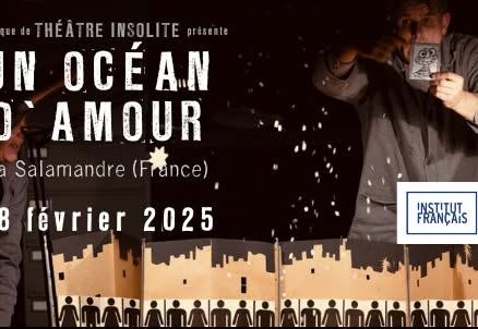 Poster: UN OCÉAN D'AMOUR par La Salamandre, La Fabrique de théâtre insolite (Les Sages Fous), Friday, February 28