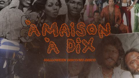 Poster: À MAISON À DIX - SOIRÉE DANSANTE - HALLOWEEN DISCO