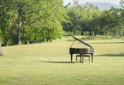 Poster: Spectacle Piano-Forêt par Roman Zavada, Parc métropolitain du Domaine-Seigneurial-de-Mascouche, Saturday, September 26