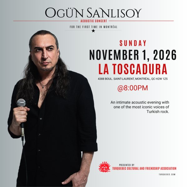 Ogun Sanlisoy Acoustic Concert Montreal