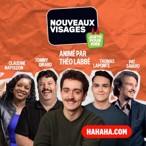 Poster: Nouveaux visages — Juste pour rire