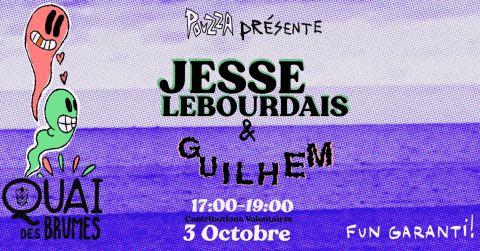 Affiche : 5@7 Jesse Lebourdais + Guilhem