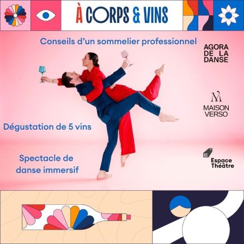 Poster: À corps et vins, Espace Théâtre Muni-Spec, Friday, February 12