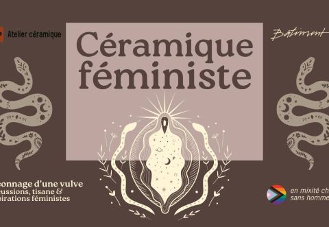 Poster: Céramique Féministe (Août), Les Sans-Taverne, Saturday, August 29