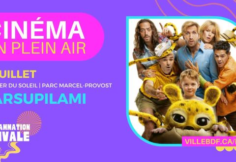 Poster: Marsupilami - Film gratuit - Cinéma en plein air, Parc Marcel-Provost, Friday, July 10