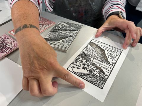 Poster: Initiation à la linogravure