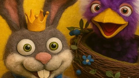 Poster: Le lapin qui voulait être roi - Qu'en dit raton?, Maison de la culture de Côte-des-Neiges, Sunday, November 8