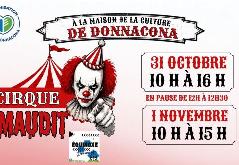 Poster: Maison hantée d'Halloween avec Équinoxe, Maison de la culture Georges-Hébert-Germain, Saturday, October 31